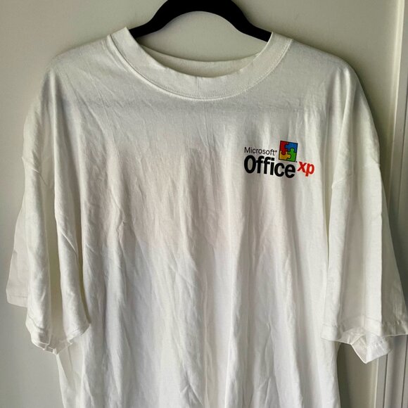 Vintage Microsoft Office XP " The experience  will you feel it"  T shirt size XL - Picture 1 of 5